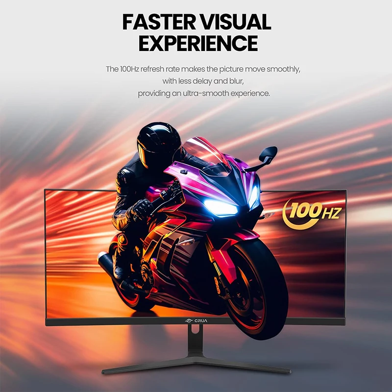 CRUA 30" Ultra-Wide Curved Gaming Monitor | 1500R Immersive Display - Image 4